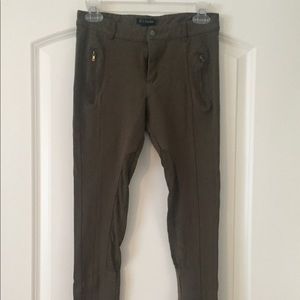Olive green skinny pants size medium